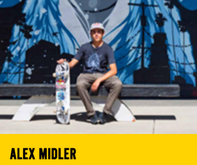 スケートボード留学VIPゲスト：アレックス ミドラー選手